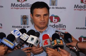 Medellin's Mayor Anibal Gaviria Correa