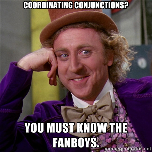 Coordinating Conjunctions Wonka