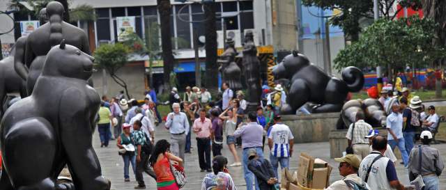 Plaza Botero Medellin Colombia