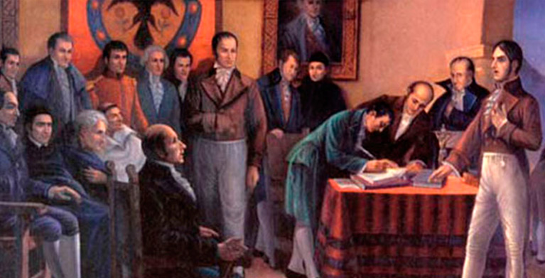 Colombia Independence Signing